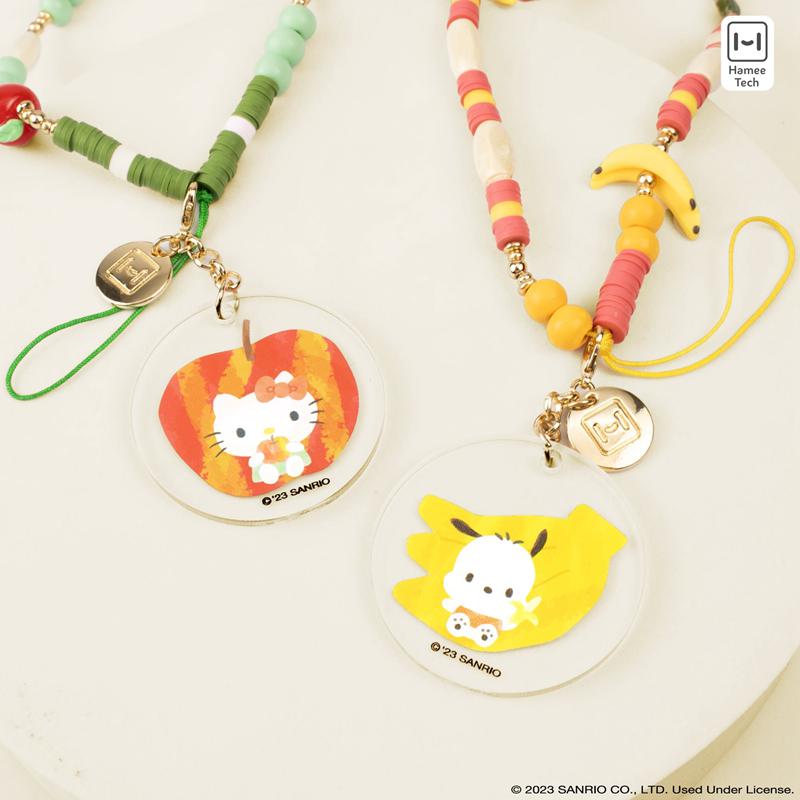 Sanrio Pochacco Banana Beaded Charm Mobile Phone Sanrio Characters Wrist Straps  USA |  LDXYF-5183