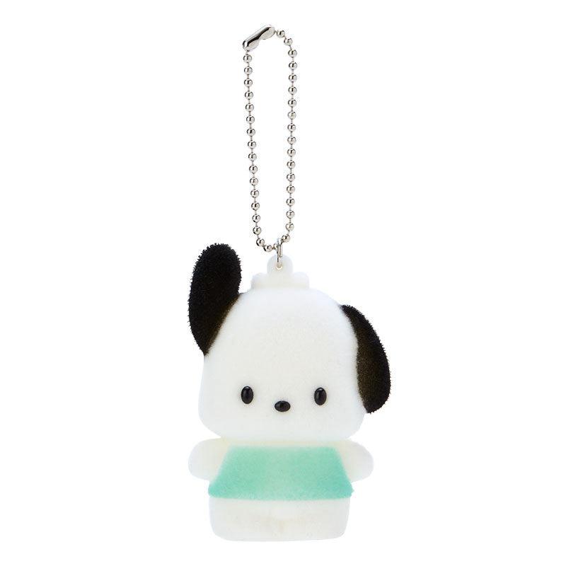 Sanrio Pochacco Flocked Mascot Accessories Keychain  USA |  EDCPM-9273