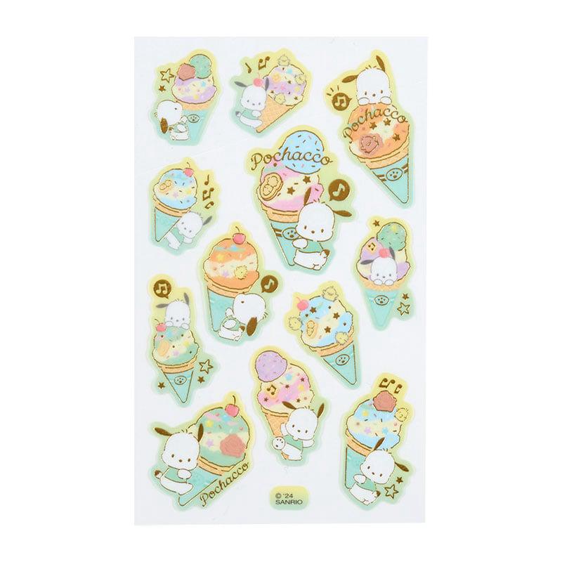 Sanrio Pochacco (Ice Cream Party Series) Sanrio Characters Sticker Sheet  USA |  CLSAG-8352