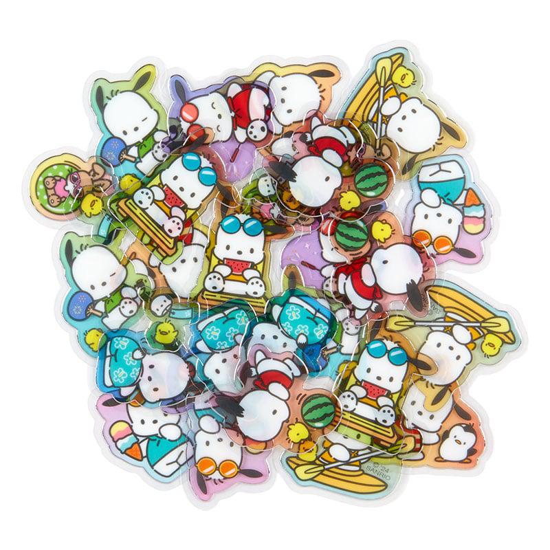 Sanrio Pochacco Summer 30-Pc Popsicle Mini Sanrio Characters Sticker Pack  USA |  RXGLO-0968