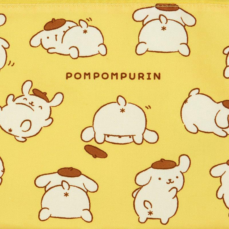 Sanrio Pompompurin 2-pc Zipper Set (Oshiri Puri Puri Purin Series) Sanrio Characters Pouch  USA |  USJBG-7250