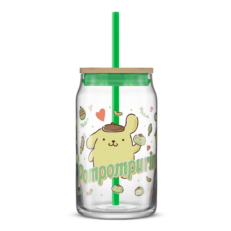 Sanrio Pompompurin Favorite Flavor Lidded Sanrio Characters Tumbler  USA |  ZXRGM-8539