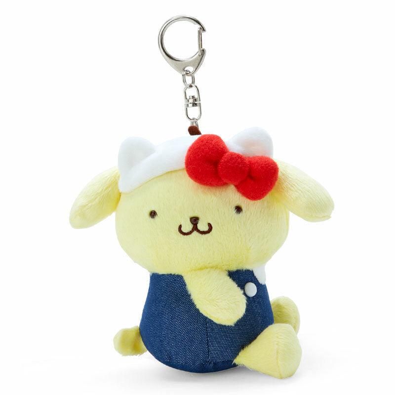 Sanrio Pompompurin Mascot Plush (Hello, Everyone! Series) Accessories Keychain  USA |  RWJDL-2138