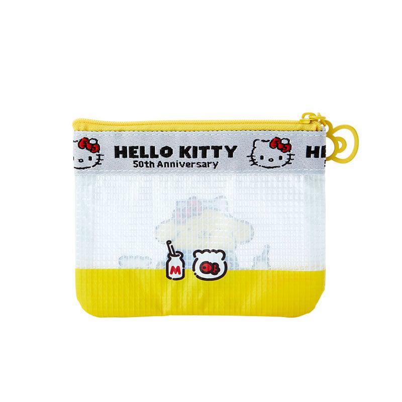 Sanrio Pompompurin Mini Flat (Hello, Everyone! Series) Sanrio Characters Pouch  USA |  ZCNVJ-5436