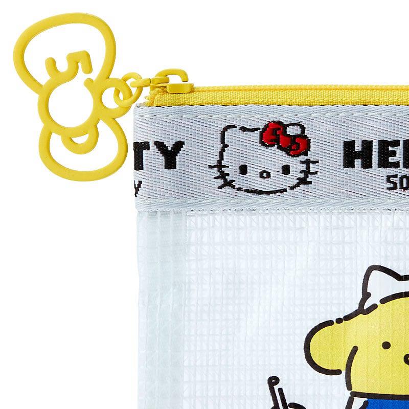 Sanrio Pompompurin Mini Flat (Hello, Everyone! Series) Sanrio Characters Pouch  USA |  ZCNVJ-5436