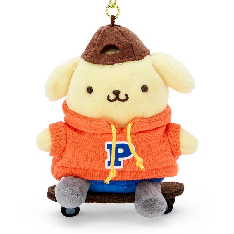 Sanrio Pompompurin Plush Mascot (Sk8r Squad Series) Accessories Keychain  USA |  GPKTS-5271