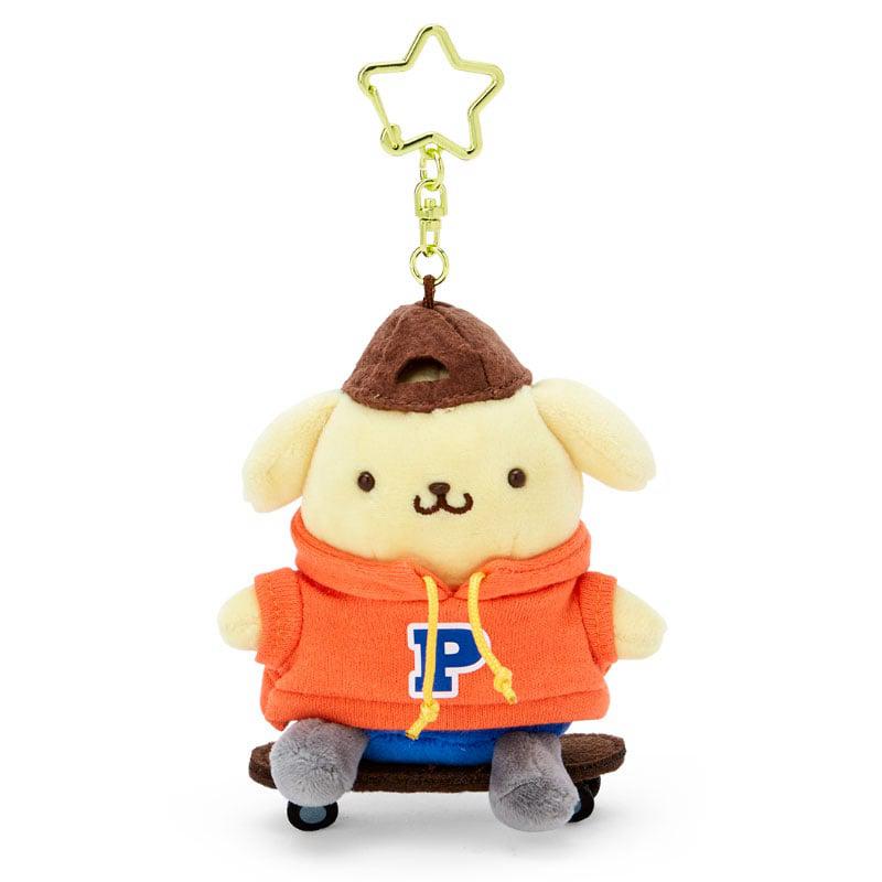 Sanrio Pompompurin Plush Mascot (Sk8r Squad Series) Accessories Keychain  USA |  GPKTS-5271