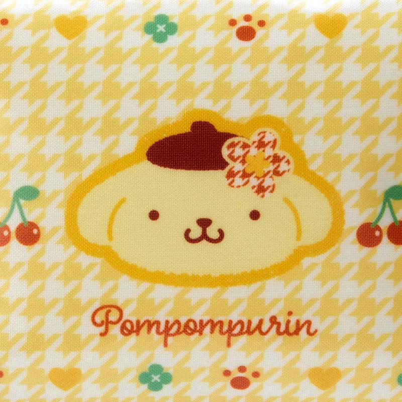 Sanrio Pompompurin Zipper (Floral Houndstooth Series) Bags Pouch  USA |  WMSQR-0836