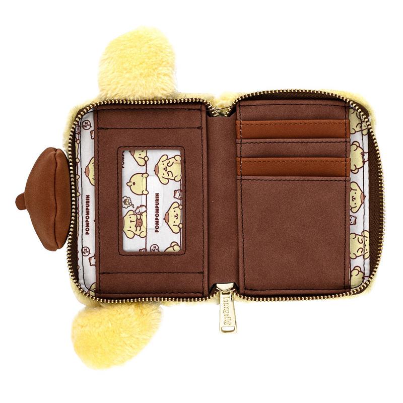 Sanrio Pompompurin x Loungefly Plush Bags Wallet  USA |  SYNOX-1028