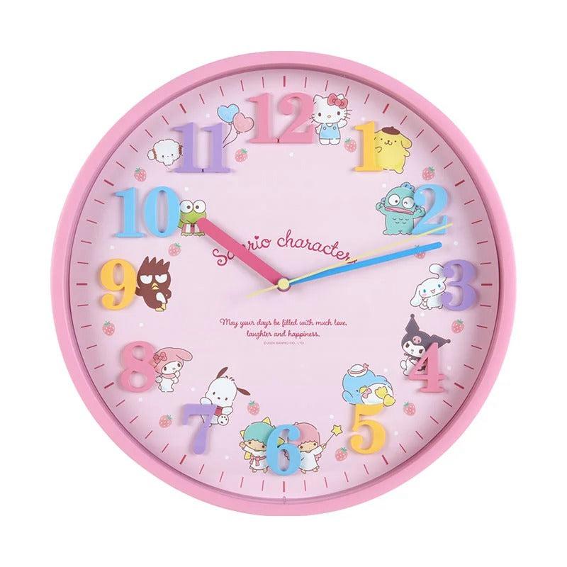 Sanrio Wall Sanrio Characters Clock  USA |  HMPQT-7245